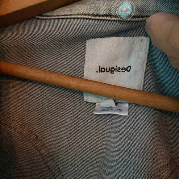 women’s Desigual jean jacket , size 38 ( small according to chart ) - Picture 3 of 13